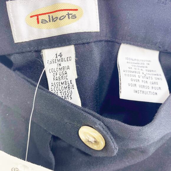 TALBOTS Black Trouser Pants New With Tags - Picture 3 of 9